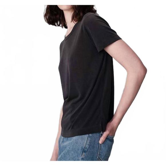 NEW GRACE & MILA nell short sleeve tee in anthracite - Picture 3 of 4